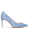 Kate 85 jeans blue suede pumps