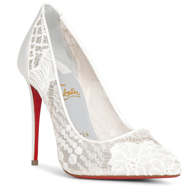 White on sale louboutins heels