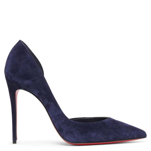 Christian Louboutin | Iriza 100 navy suede pumps | Savannahs