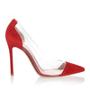 Plexi 105 red suede pump