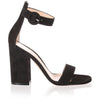 Versilia black suede sandal