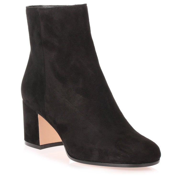 Margaux black suede ankle boot