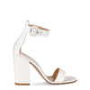 Versilia 100 white grosgrain sandals