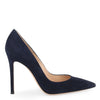 Gianvito navy suede pump