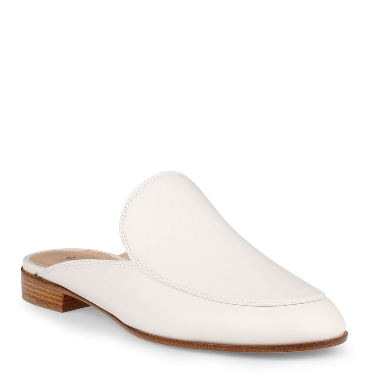 Palau white leather loafer