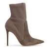 Katie 105 Khaki Suede Sock Booties