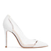 Plexi 105 White Leather Pumps