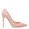 Gianvito 105 dusty pink suede pumps