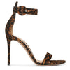 Portofino 105 leopard suede sandals