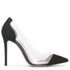 Plexi 105 black suede pumps