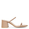 Byblos 60 dark beige leather sandals