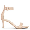 Portofino 70 peach leather sandals
