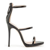 Harmony 120 black patent sandal