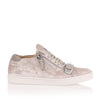 Grey velvet sneaker