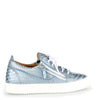 Gail light blue embossed sneakers