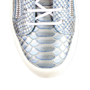 Gail light blue embossed sneakers