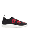 Alena Bouche Black Glitter Sneakers