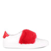 Urban street red mink sneaker