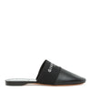 Bedford black flat mules