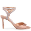 Helen 85 pink satin sandal
