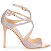 Lang 100 Tea rose fine glitter sandal