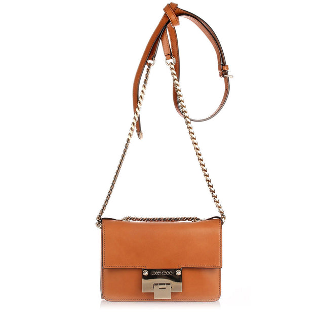 Jimmy Choo Rebel Soft Mini tan leather bag Savannahs