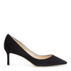 Romy 60 black suede pump