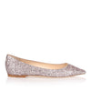 Romy Flat pink glitter ballerina