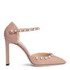 Leema 100 ballet pink leather pumps