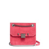 Rebel pink suede small bag