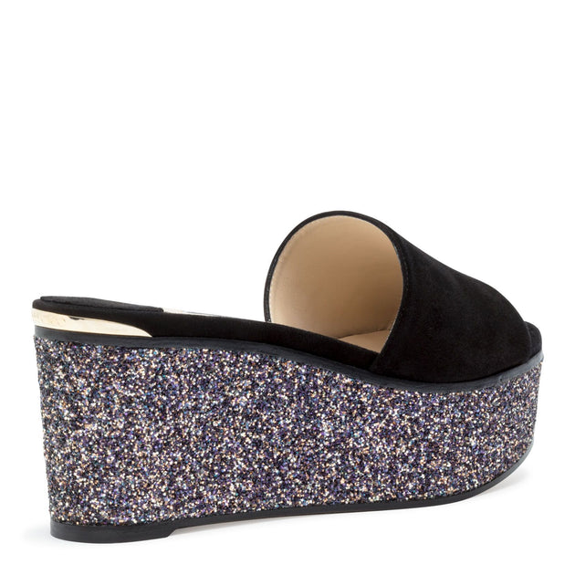 Jimmy choo glitter on sale wedge