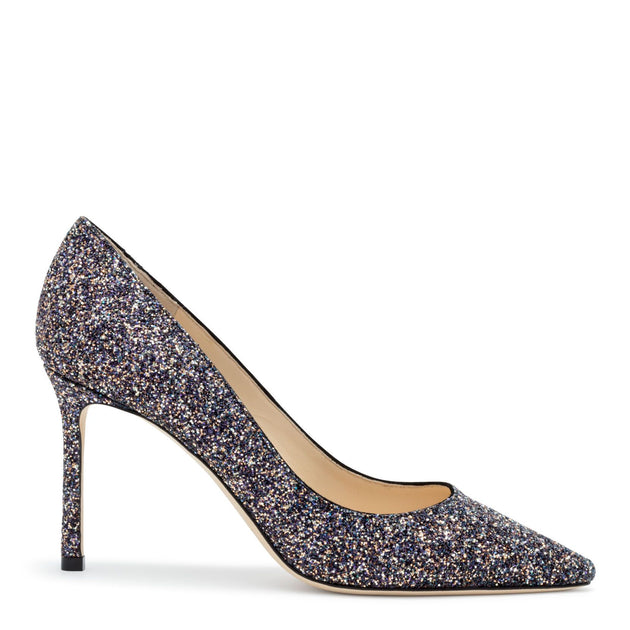 Romy 85 multi glitter pumps