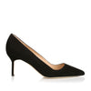 BB70 black suede pump