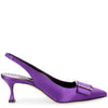 Conchita 50 purple satin pump