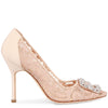 Hangisi 105 beige lace pump
