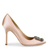Hangisi nude satin pump