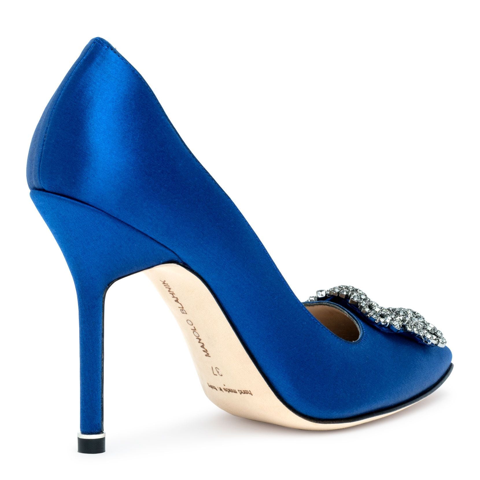 Hangisi 105 Royal blue satin pumps