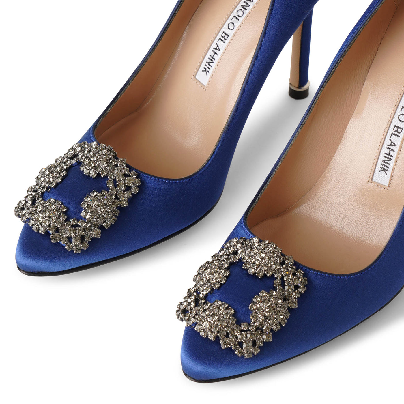 Hangisi 105 Royal blue satin pumps