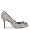 Hangisi 90 grey tweed pump