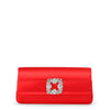 Gothisi red satin clutch