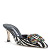 Mafrisa 70 Zebra Print Mules