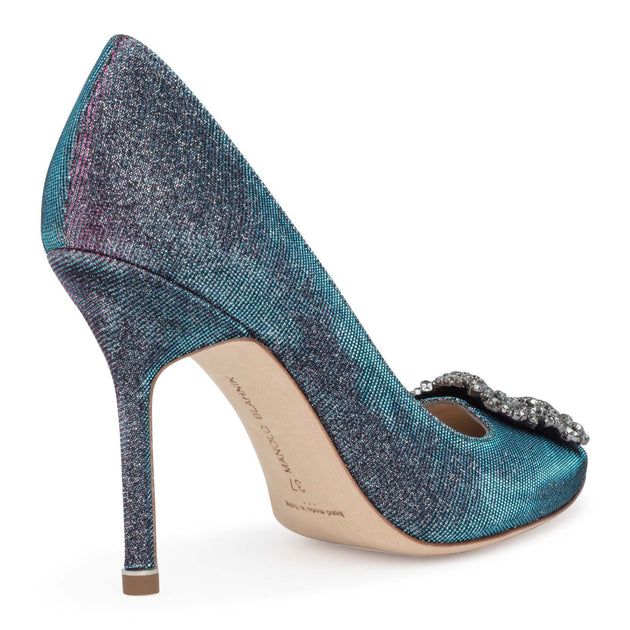 新品　Hangisi 105 blue size37 MB13168S-Manolo-Blahnik-