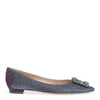 Hangisi Flat blue glitter FMC ballerina