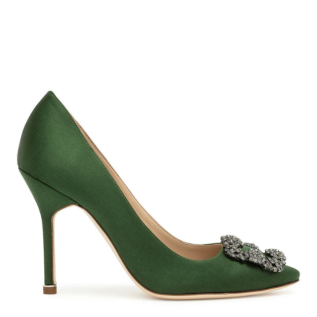 24SS new/Manolo Blahnik メイスリスエードパンプス Pumps Green 24SS new/Manolo Blahnik メイスリスエードパンプス Pumps Green
