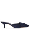 Maysale navy suede pumps