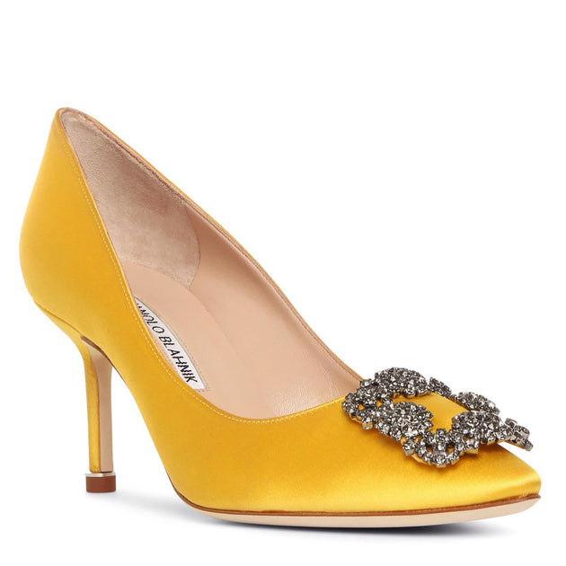 行列のできるレビュー商品、集めました。高評価アイテム 70 Hangisi | Blahnik Manolo yellow Savannahs | pumps satin 靴
