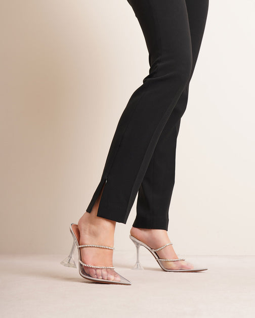 Amina Muaddi | Gilda transparent pvc mules | Savannahs