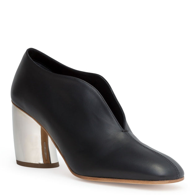 Proenza Schouler Block Heel Bootie Patent Black