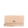 Beige cross-body mini bag