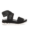 Edam black braided sandal
